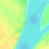 Mappa topografica Shields, altitudine, rilievo