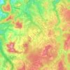 Mappa topografica Shady Spring, altitudine, rilievo
