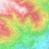 Mappa topografica Torcegno, altitudine, rilievo