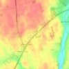Mappa topografica Danesfort, altitudine, rilievo