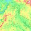 Mappa topografica Xermade, altitudine, rilievo