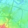 Mappa topografica Oestrich, altitudine, rilievo