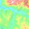 Mappa topografica сумон Суг-Бажы, altitudine, rilievo