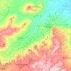 Mappa topografica Mineo, altitudine, rilievo