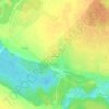 Mappa topografica Замостье, altitudine, rilievo
