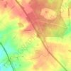 Mappa topografica Hartwell, altitudine, rilievo