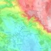 Mappa topografica Frickingen, altitudine, rilievo