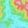 Mappa topografica Concesio, altitudine, rilievo