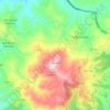 Mappa topografica Trevico, altitudine, rilievo