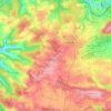 Mappa topografica Neulingen, altitudine, rilievo