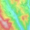 Mappa topografica Červeňany, altitudine, rilievo