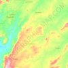 Mappa topografica Perpétuo Socorro, altitudine, rilievo