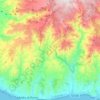 Mappa topografica San Lorenzo, altitudine, rilievo