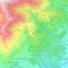 Mappa topografica Castelnuovo Nigra, altitudine, rilievo