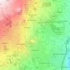Mappa topografica Viagrande, altitudine, rilievo