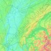 Mappa topografica Francia metropolitana, altitudine, rilievo