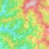 Mappa topografica Ne, altitudine, rilievo