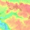 Mappa topografica Gas, altitudine, rilievo
