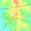 Mappa topografica Schulenburg, altitudine, rilievo
