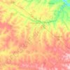 Mappa topografica Lençóis Paulista, altitudine, rilievo