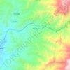 Mappa topografica Poroto, altitudine, rilievo