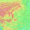 Mappa topografica Mura, altitudine, rilievo