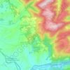 Mappa topografica Gagliole, altitudine, rilievo