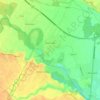 Mappa topografica Dărăști-Ilfov, altitudine, rilievo