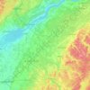 Mappa topografica Centre-du-Québec, altitudine, rilievo