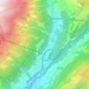 Mappa topografica Fiesch, altitudine, rilievo