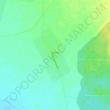 Mappa topografica Сормово, altitudine, rilievo