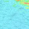 Mappa topografica Provincia di Hai Duong, altitudine, rilievo