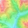 Mappa topografica Doues, altitudine, rilievo