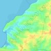 Mappa topografica Nieul-sur-Mer, altitudine, rilievo