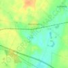 Mappa topografica Blumenhagen, altitudine, rilievo