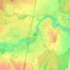 Mappa topografica Сиверский, altitudine, rilievo