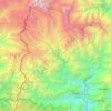 Mappa topografica Gyalshing, altitudine, rilievo