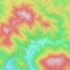Mappa topografica Caino, altitudine, rilievo