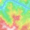 Mappa topografica Soutelo do Douro, altitudine, rilievo