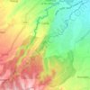 Mappa topografica Casile, altitudine, rilievo