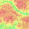 Mappa topografica сельское поселение Село Истье, altitudine, rilievo