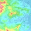 Mappa topografica Torpè, altitudine, rilievo