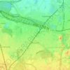 Mappa topografica Moosach, altitudine, rilievo