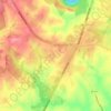 Mappa topografica Ruckersville, altitudine, rilievo