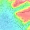 Mappa topografica Arboledas del Parque, altitudine, rilievo