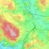 Mappa topografica Neu-Eichenberg, altitudine, rilievo