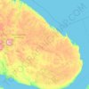 Mappa topografica сельское поселение Ловозеро, altitudine, rilievo