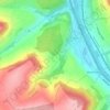 Mappa topografica Mechern, altitudine, rilievo