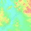 Mappa topografica Mount Ive, altitudine, rilievo