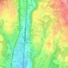 Mappa topografica Solbiate Arno, altitudine, rilievo